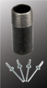 Screw In Nipple Rivets | Pipe And Drape Bases